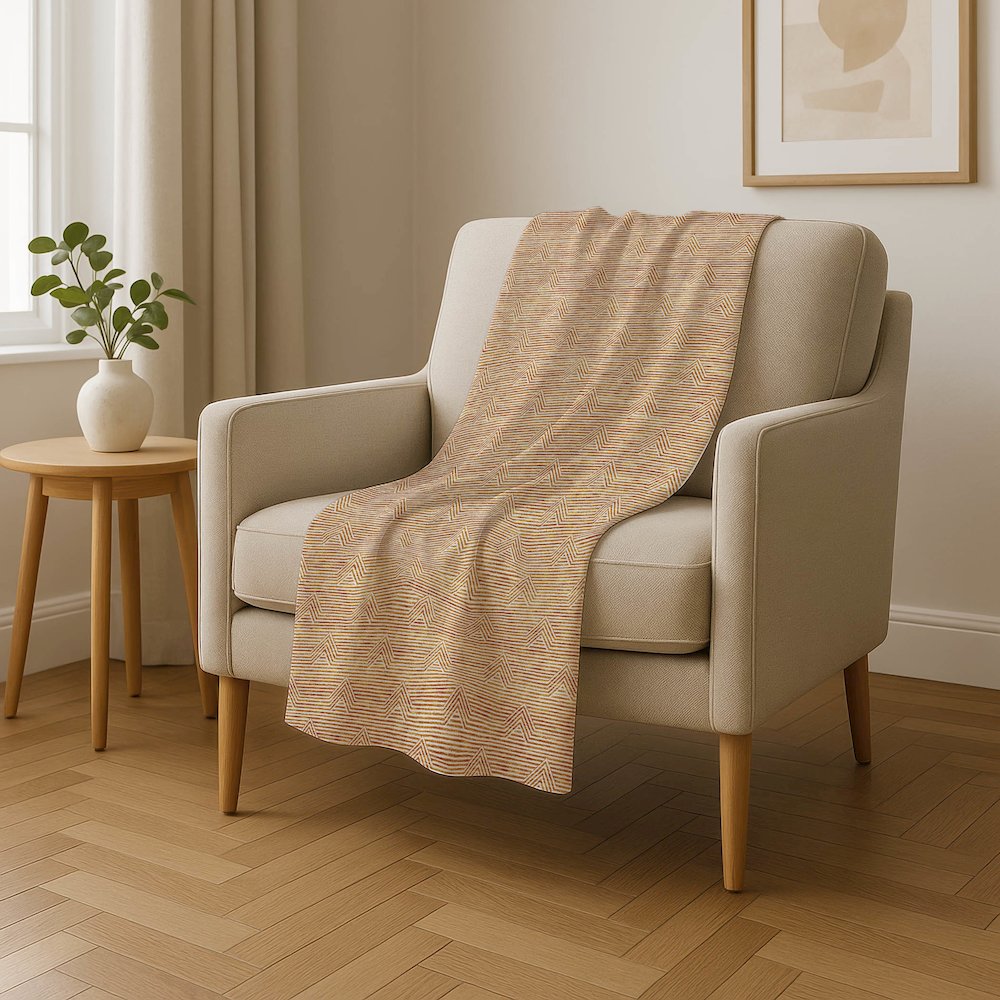 Premium Machine Washable ASB910 Orange 50" x 70" Sherpa Throw Blanket. Picture 4