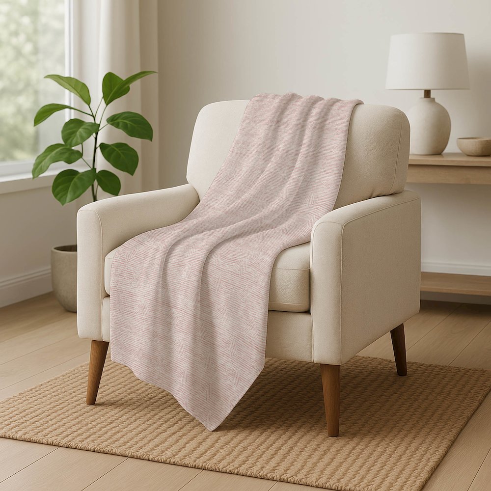 Premium Machine Washable ASB910 Pink 50" x 70" Sherpa Throw Blanket. Picture 5