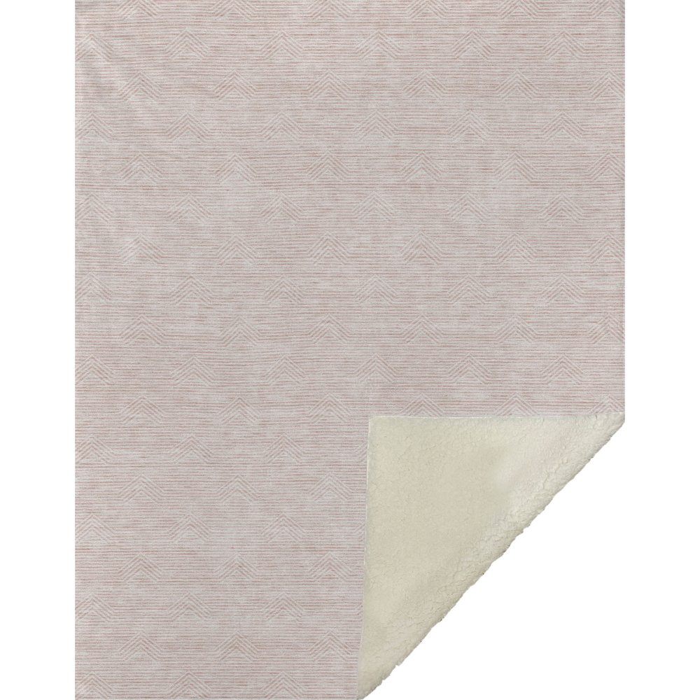 Premium Machine Washable ASB910 Pink 50" x 70" Sherpa Throw Blanket. Picture 1