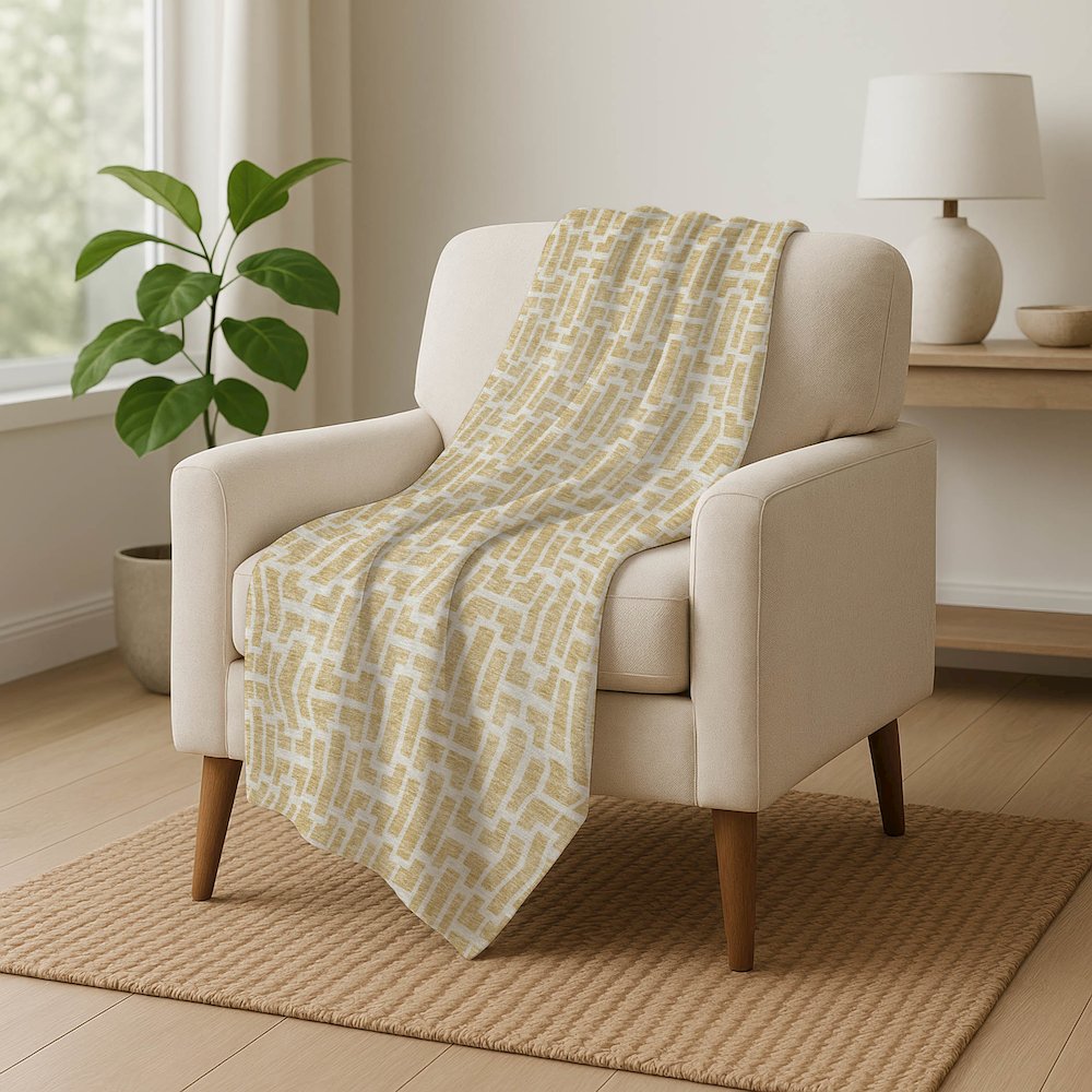Premium Machine Washable ASB916 Wheat 50" x 70" Sherpa Throw Blanket. Picture 5
