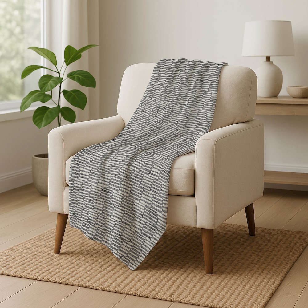 Premium Machine Washable ASB918 Gray 50" x 70" Sherpa Throw Blanket. Picture 5