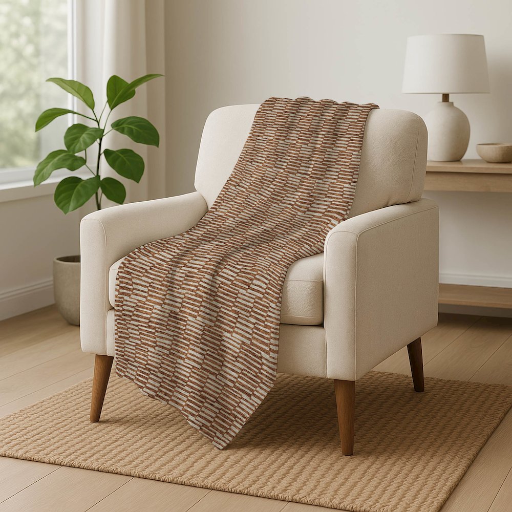 Premium Machine Washable ASB918 Paprika 50" x 70" Sherpa Throw Blanket. Picture 5
