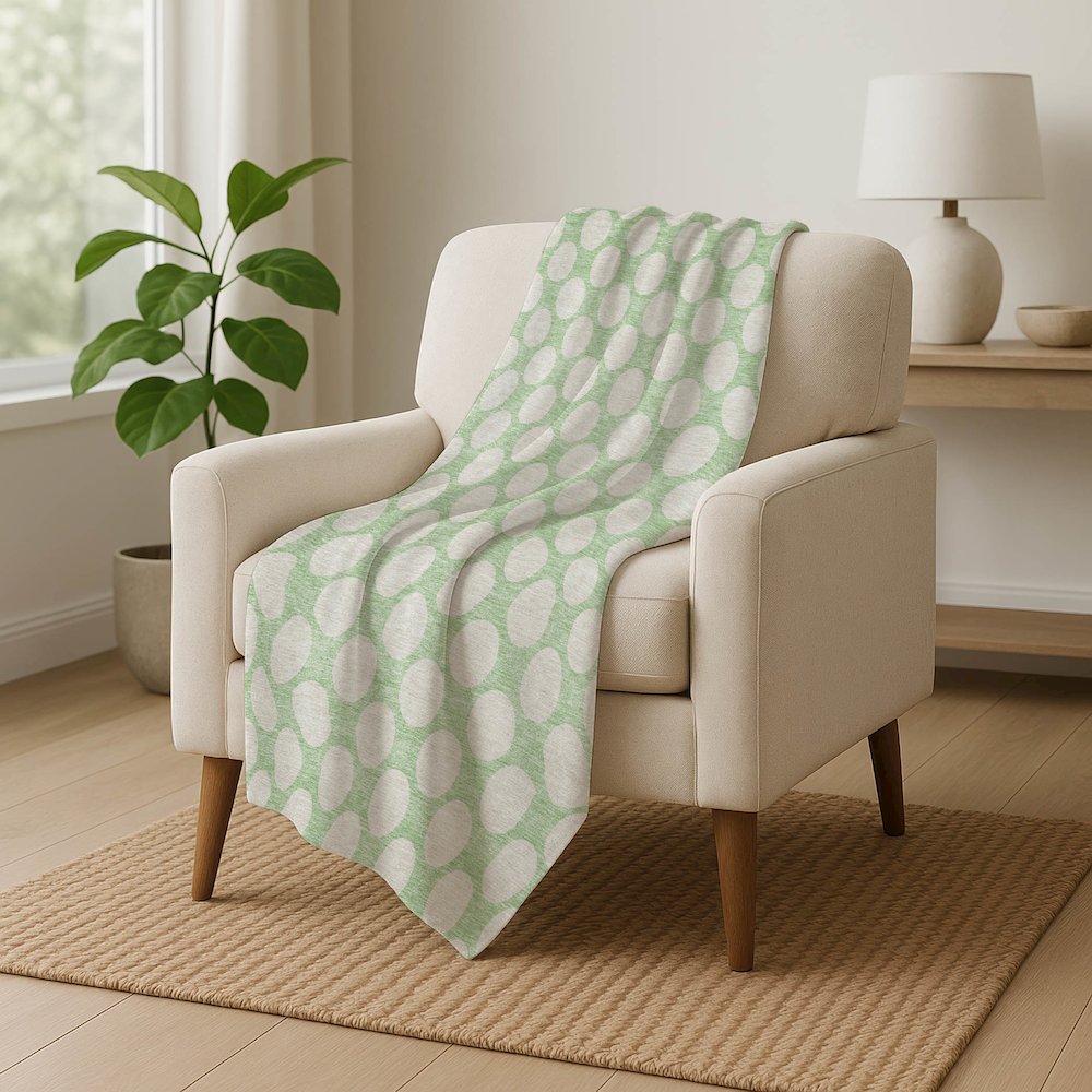Premium Machine Washable ASB921 Mint 50" x 70" Sherpa Throw Blanket. Picture 5