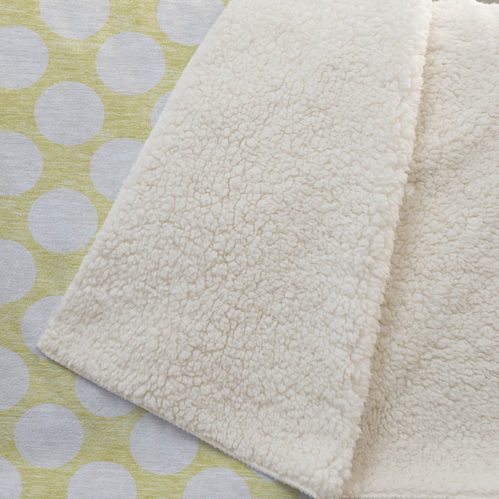 Premium Machine Washable ASB921 Yellow 50" x 70" Sherpa Throw Blanket. Picture 2