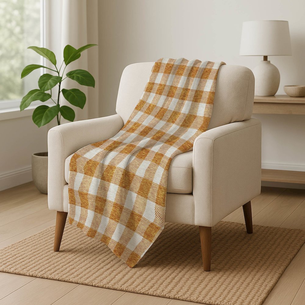 Premium Machine Washable ASB923 Orange 50" x 70" Sherpa Throw Blanket. Picture 5