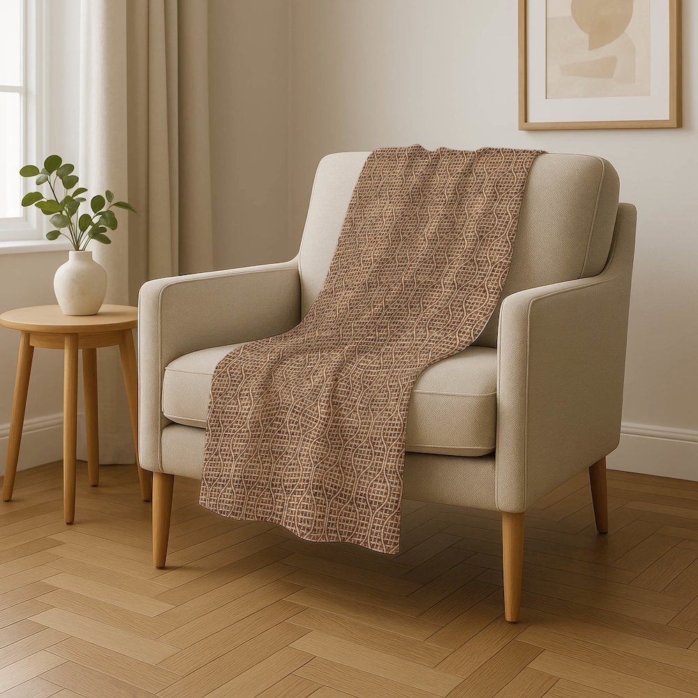 Premium Machine Washable ASB926 Paprika 50" x 70" Sherpa Throw Blanket. Picture 4