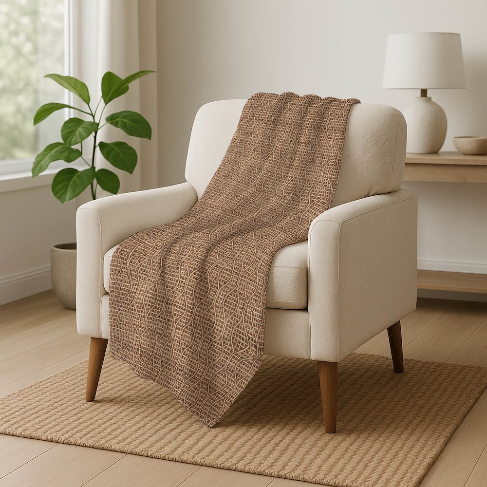 Premium Machine Washable ASB926 Paprika 50" x 70" Sherpa Throw Blanket. Picture 5