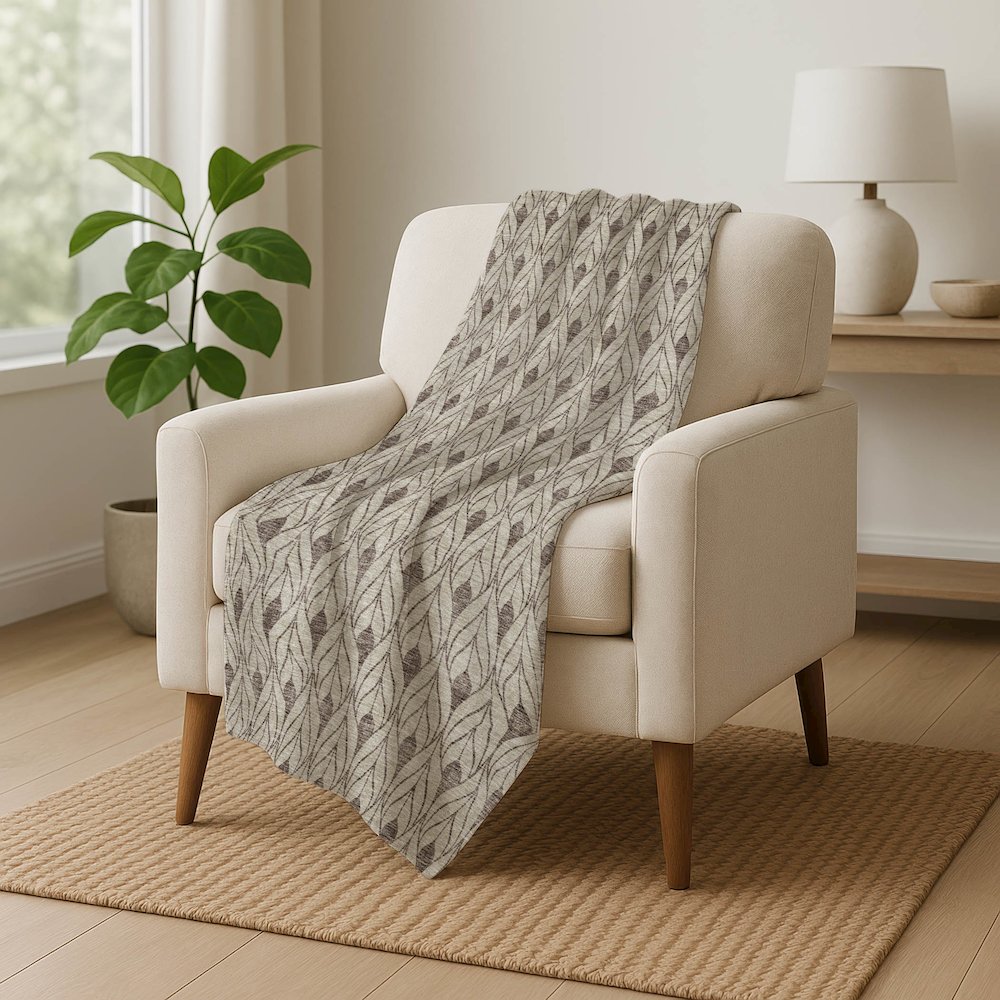 Premium Machine Washable ASB927 Brown 50" x 70" Sherpa Throw Blanket. Picture 5