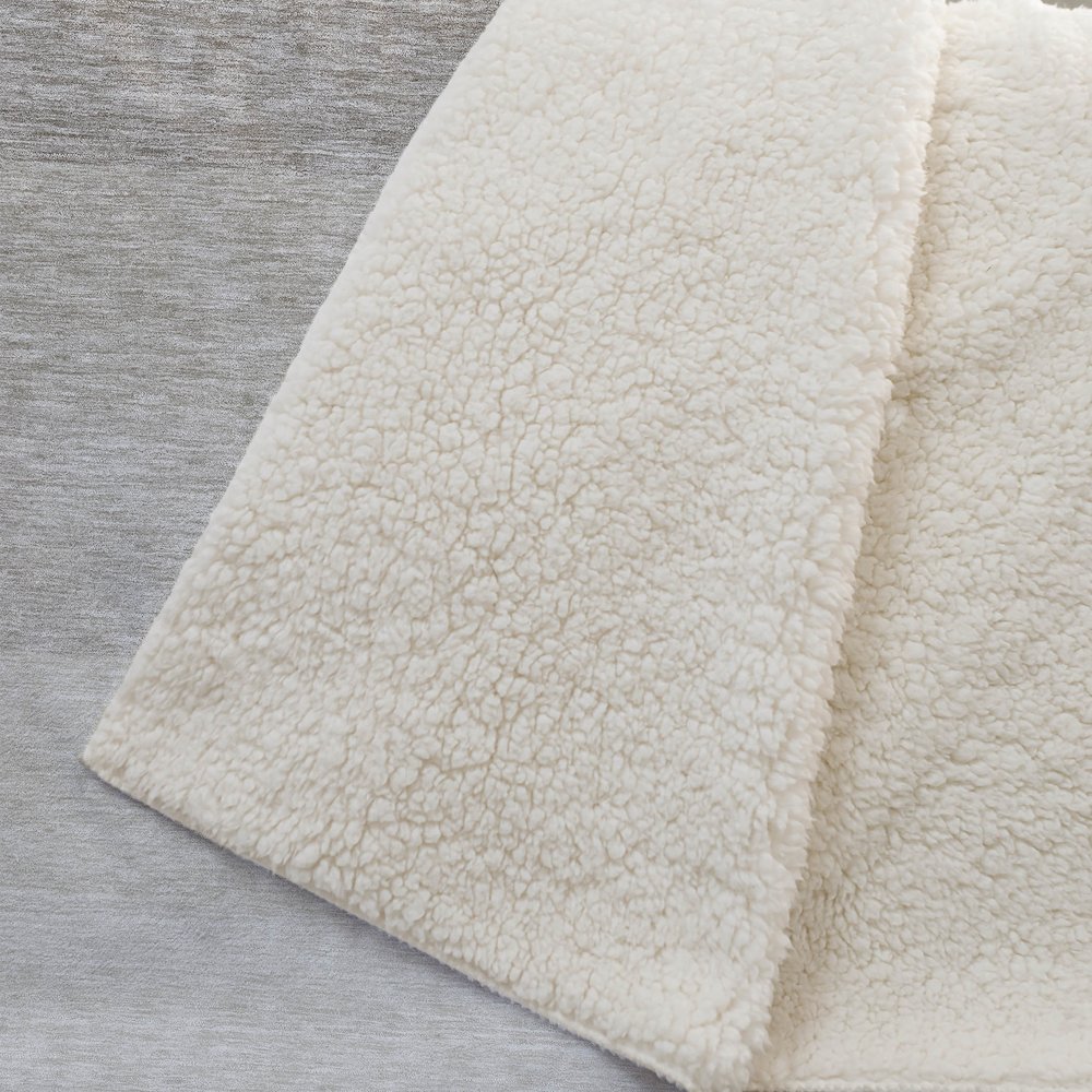 Premium Machine Washable ASB928 Brown 50" x 70" Sherpa Throw Blanket. Picture 2