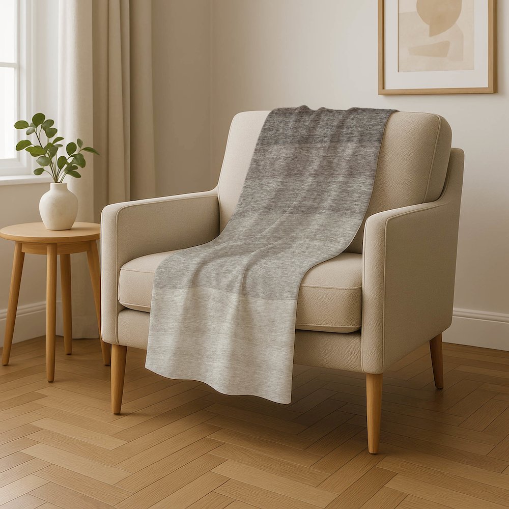 Premium Machine Washable ASB928 Brown 50" x 70" Sherpa Throw Blanket. Picture 4