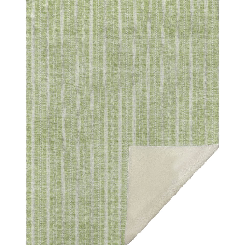 Premium Machine Washable ASB929 Aloe 50" x 70" Sherpa Throw Blanket. Picture 1