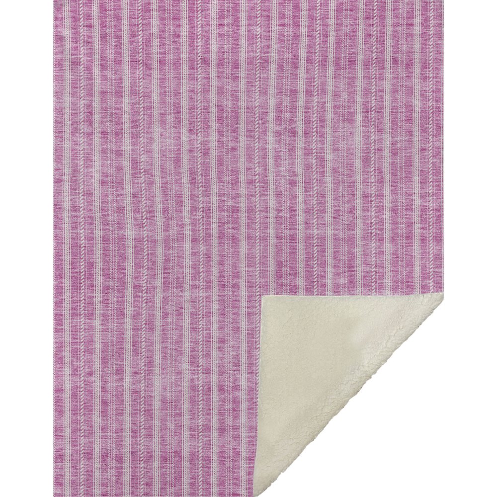 Premium Machine Washable ASB929 Blush 50" x 70" Sherpa Throw Blanket. Picture 1