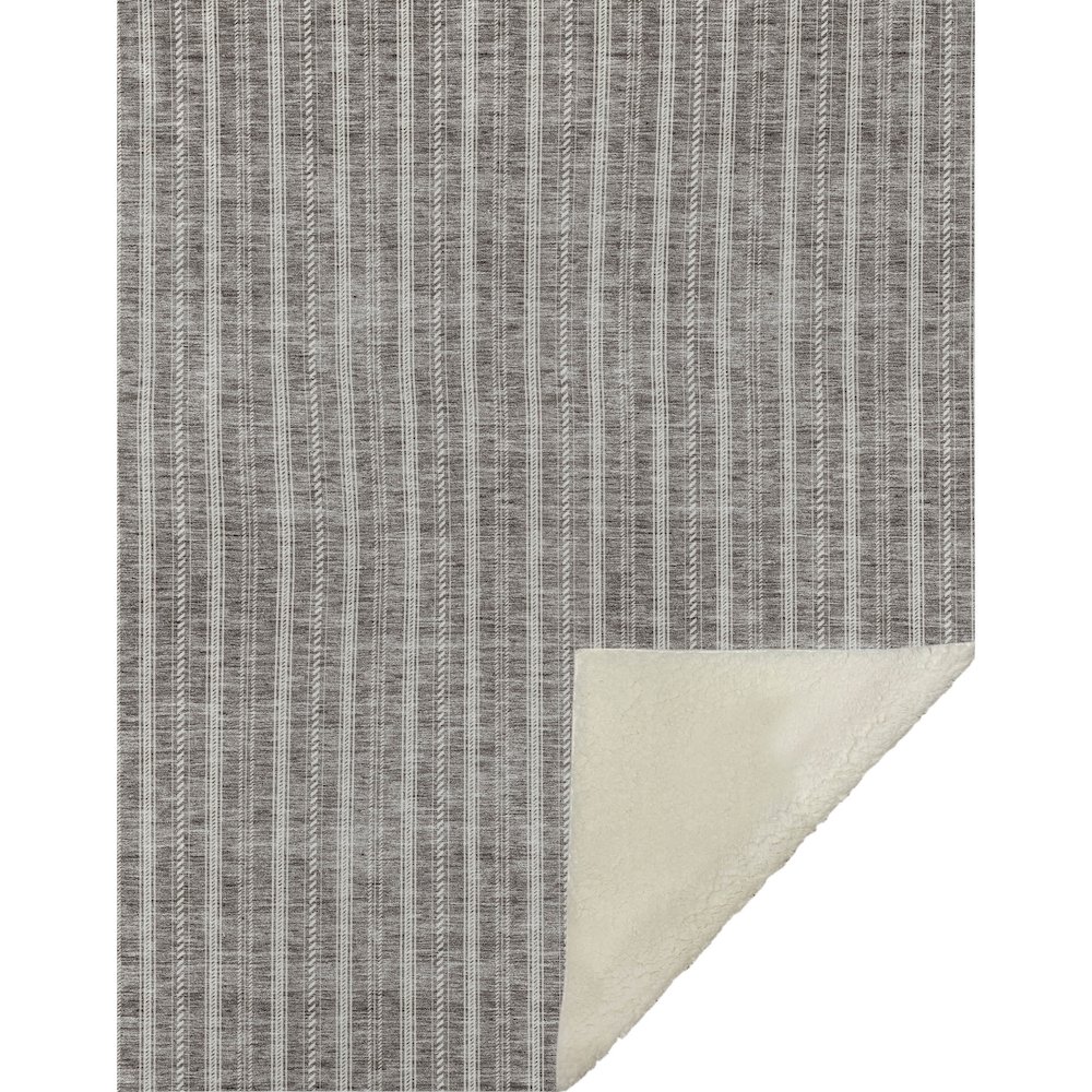 Premium Machine Washable ASB929 Taupe 50" x 70" Sherpa Throw Blanket. Picture 1