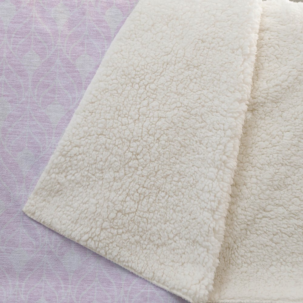 Premium Machine Washable ASB931 Pink 50" x 70" Sherpa Throw Blanket. Picture 2