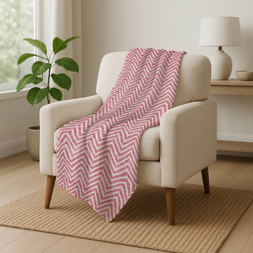 Premium Machine Washable ASB934 Pink 50" x 70" Sherpa Throw Blanket. Picture 5