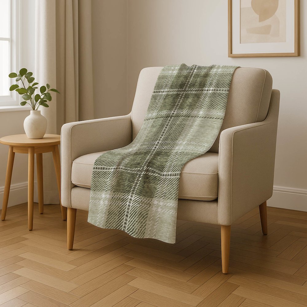 Premium Machine Washable ASB935 Aloe 50" x 70" Sherpa Throw Blanket. Picture 4