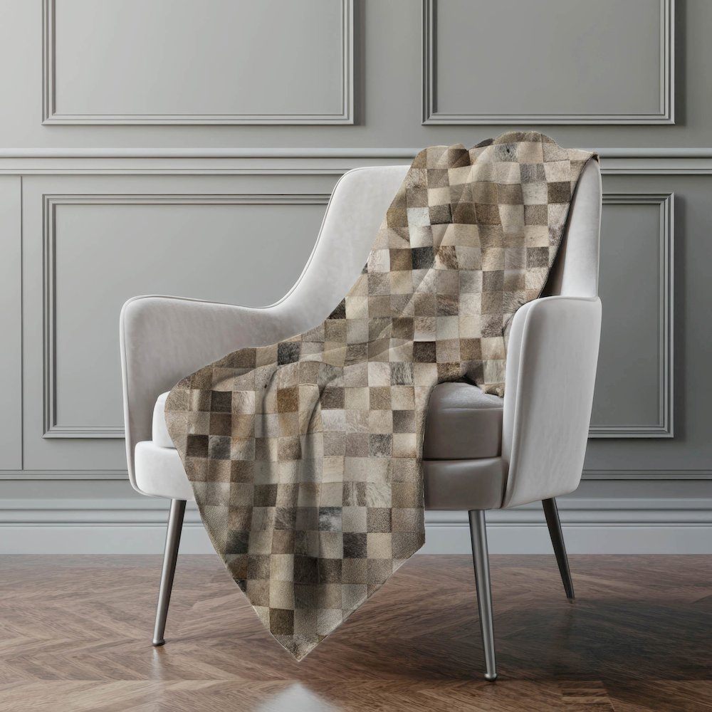 Premium Machine Washable ASB98 Gray 50" x 70" Sherpa Throw Blanket. Picture 5