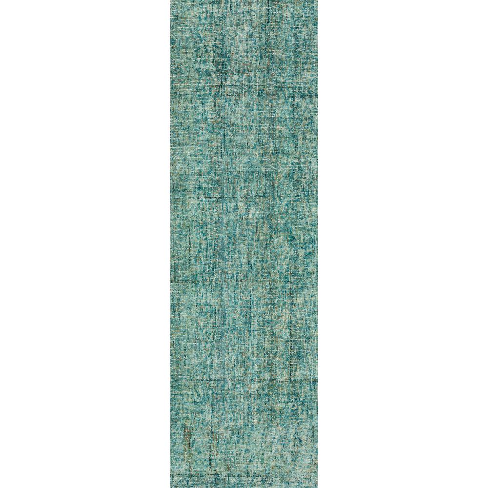 Calisa CS5 Turquoise 2'3" x 7'6" Runner Rug. Picture 1