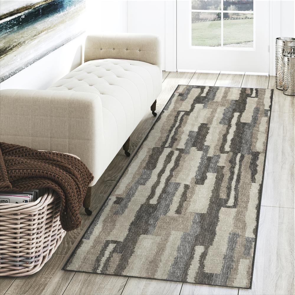 Brisbane BR7 Sable 2'3" x 7'6" Runner Rug. Picture 2