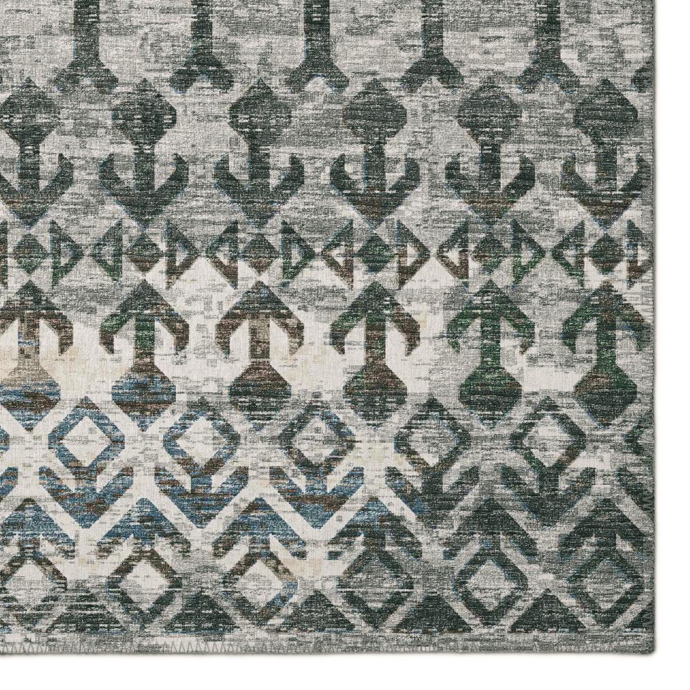 Bravado Ash Transitional Aztec/Incan 1'8" x 2'6" Accent Rug Ash ABV38. Picture 2
