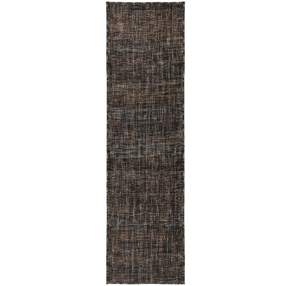 Abruzzo AZ1 Black 2'3" x 7'6" Rug. Picture 1
