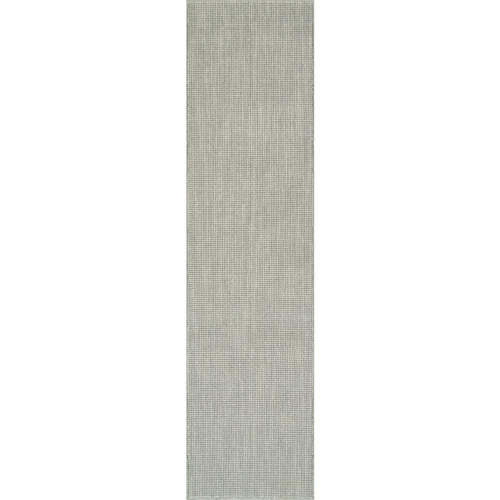 Monaco Sisal MC300 Silver 2'3" x 7'6" Runner Rug. Picture 1