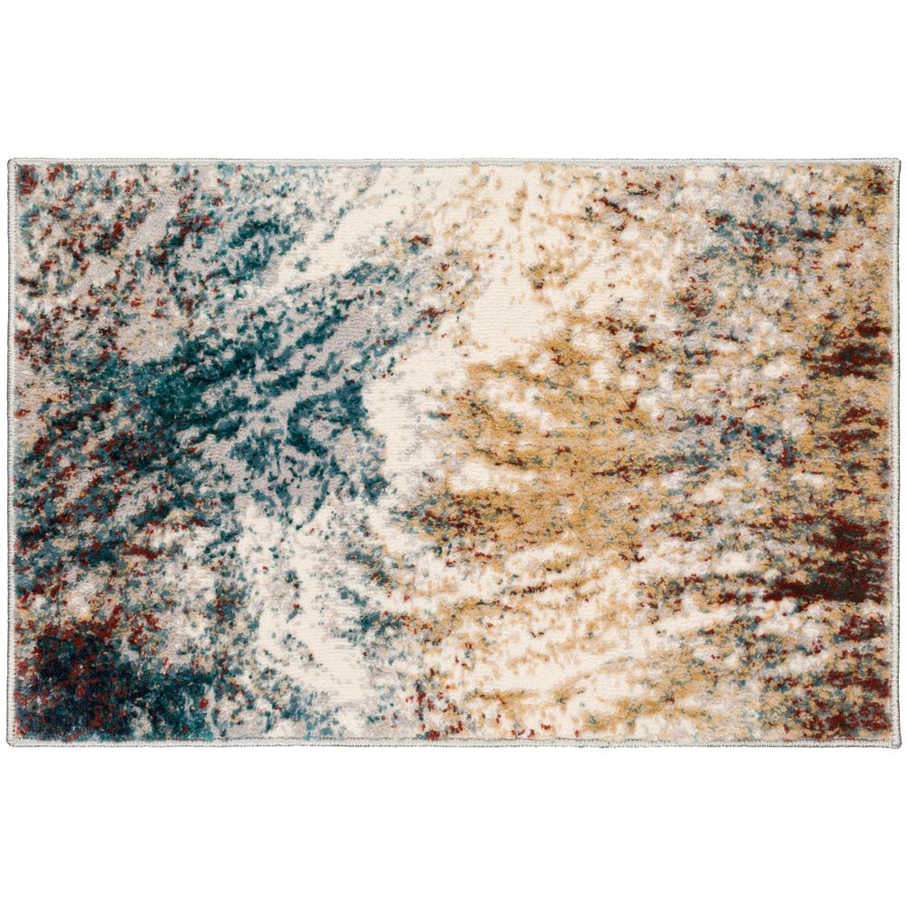 Karma KM17 Multi 1'8" x 2'6" Rug. Picture 1