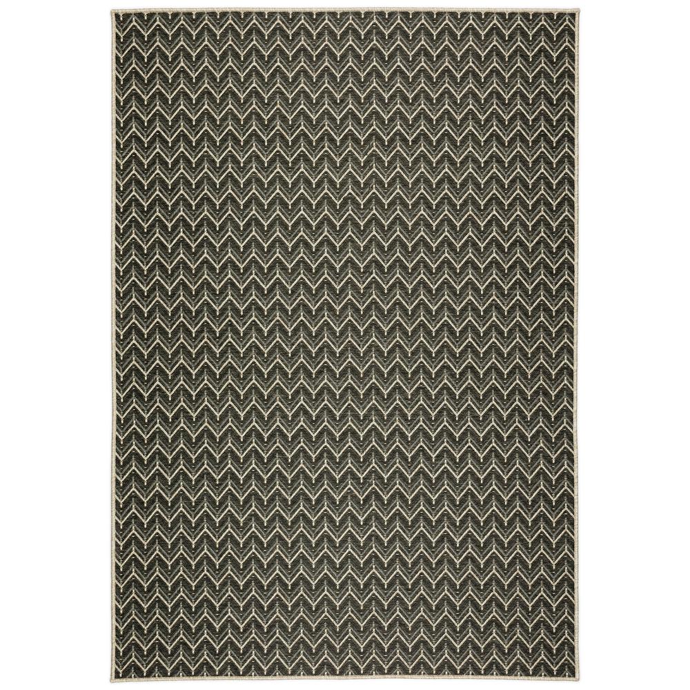 Bali BB1 Charcoal 5'1" x 7'5" Rug. Picture 1
