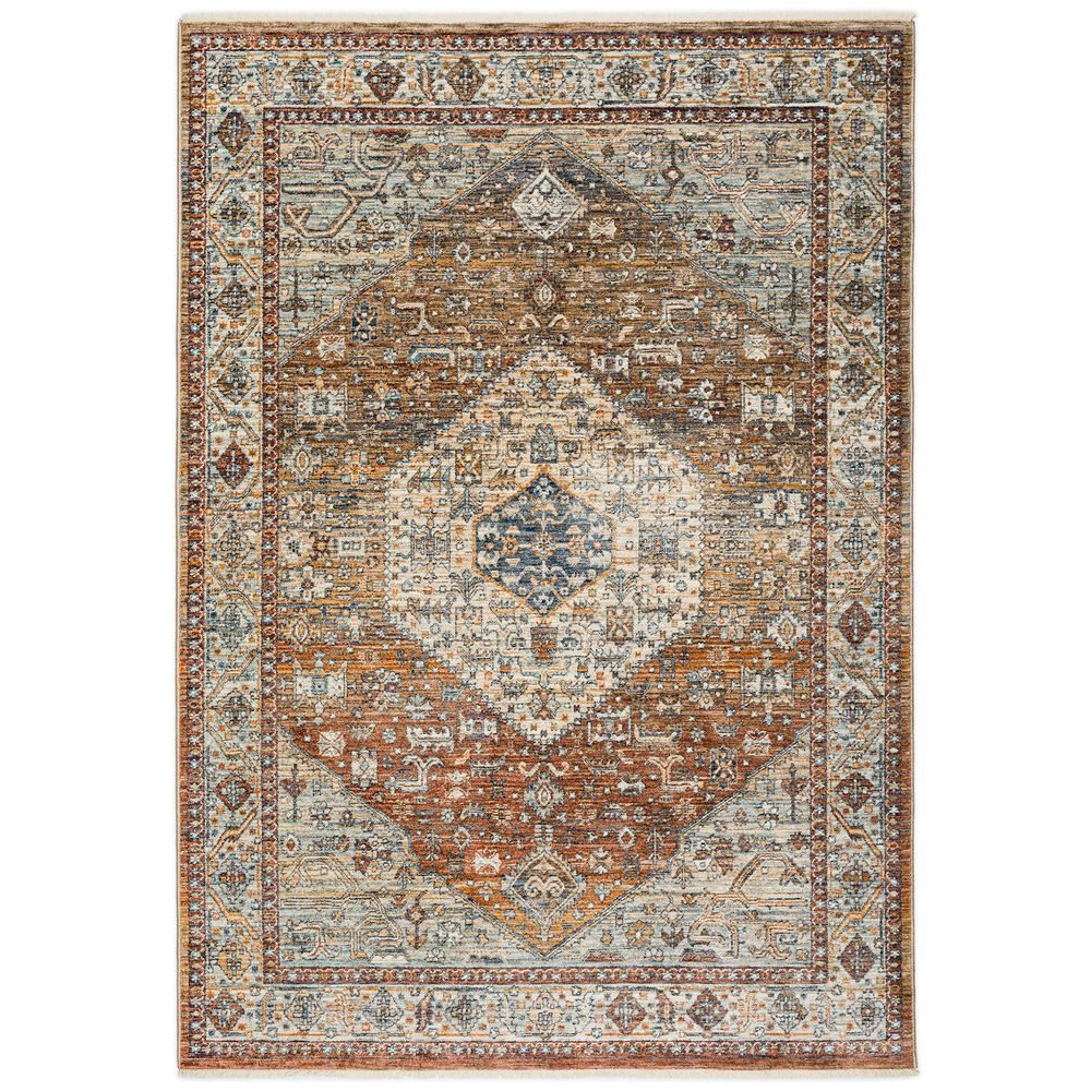 Bergama BE1 Paprika 3' x 5' Rug. Picture 1