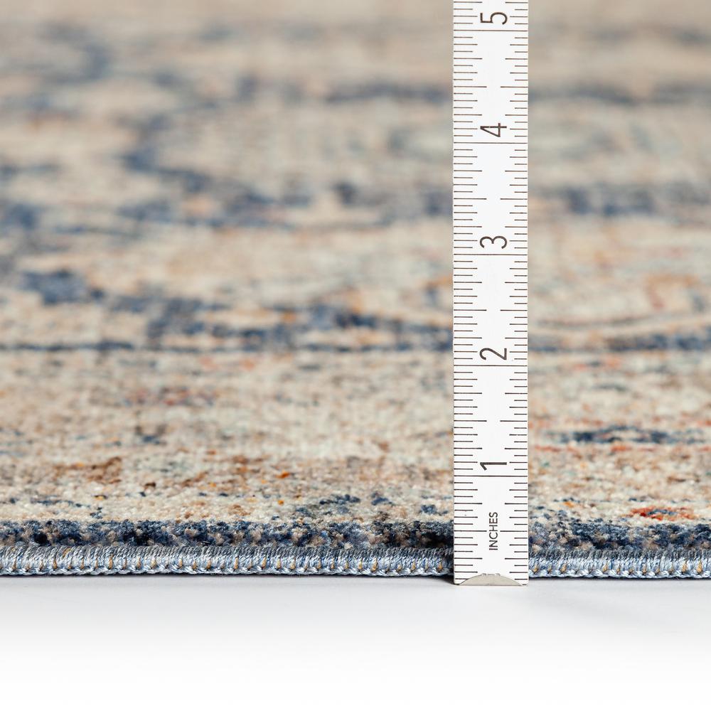 Bergama BE8 Navy 1'8" x 2'6" Rug. Picture 3