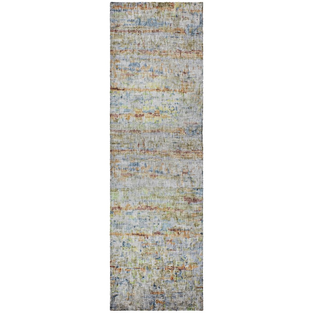 Luxury Washable Boca Putty 2'3" x 7'6" Runner Rug. Picture 1