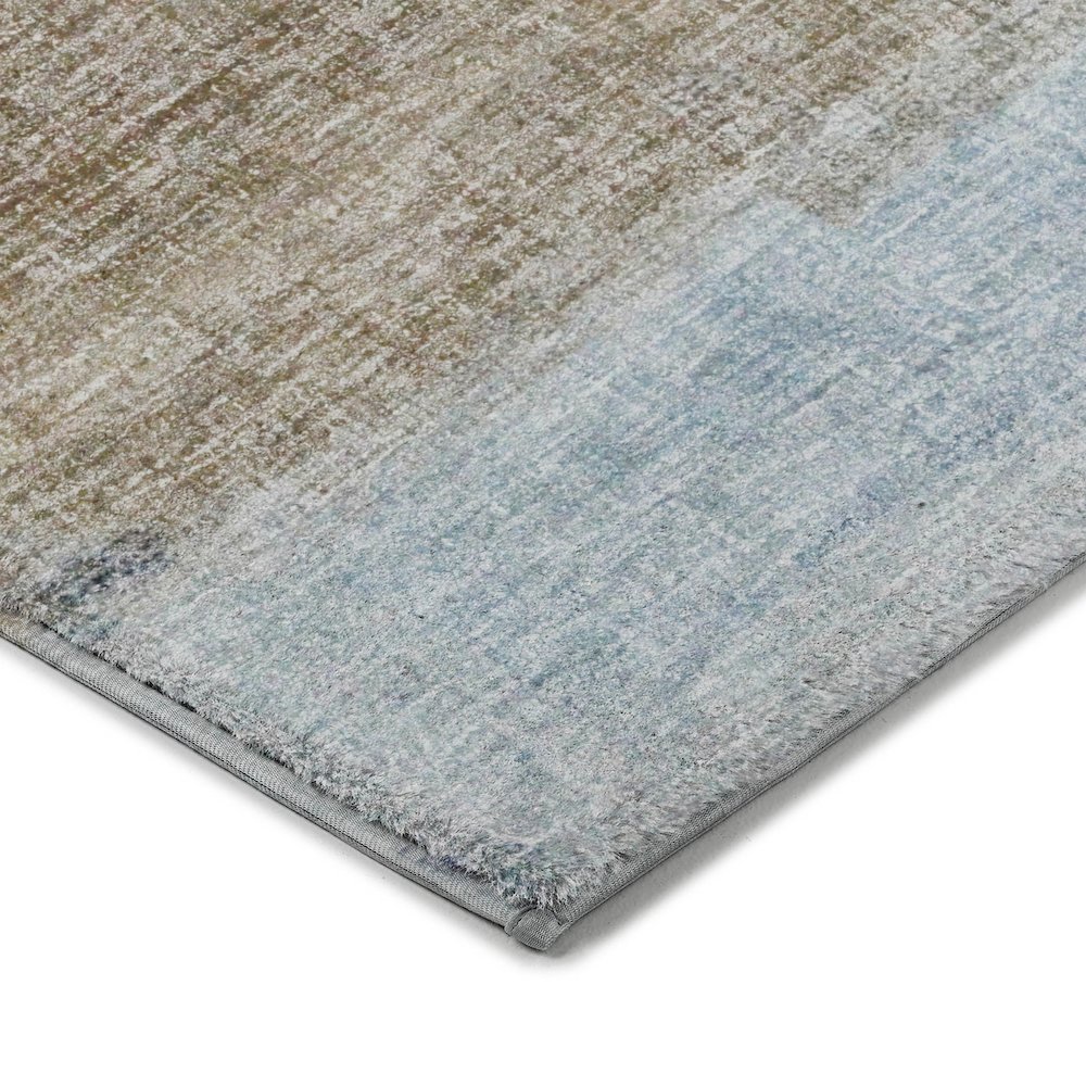 Luxury Washable Boca Salmon 1'8" x 2'6" Rug. Picture 2