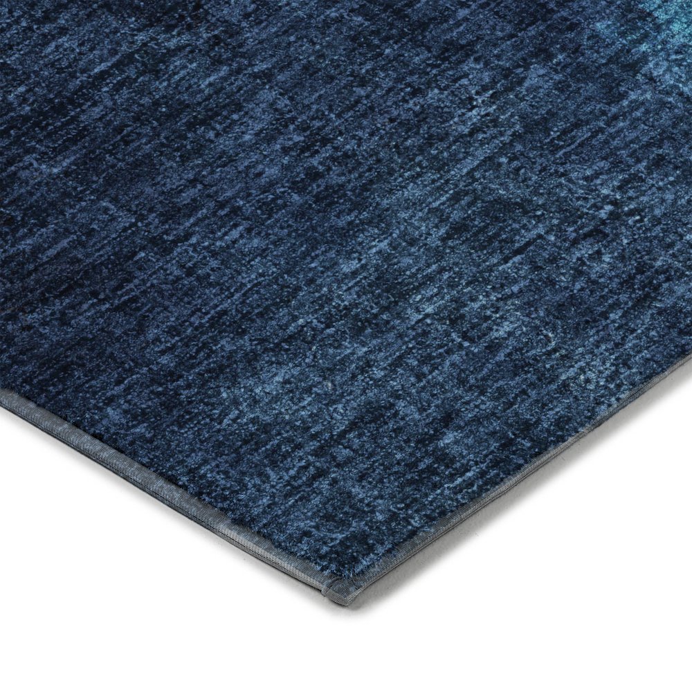 Luxury Washable Boca Denim 1'8" x 2'6" Rug. Picture 2