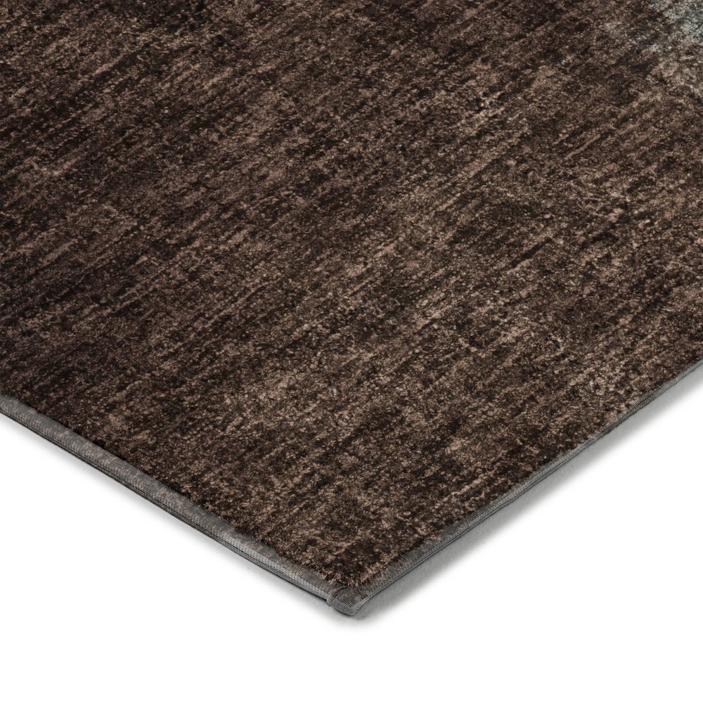 Luxury Washable Boca Taupe 1'8" x 2'6" Rug. Picture 2