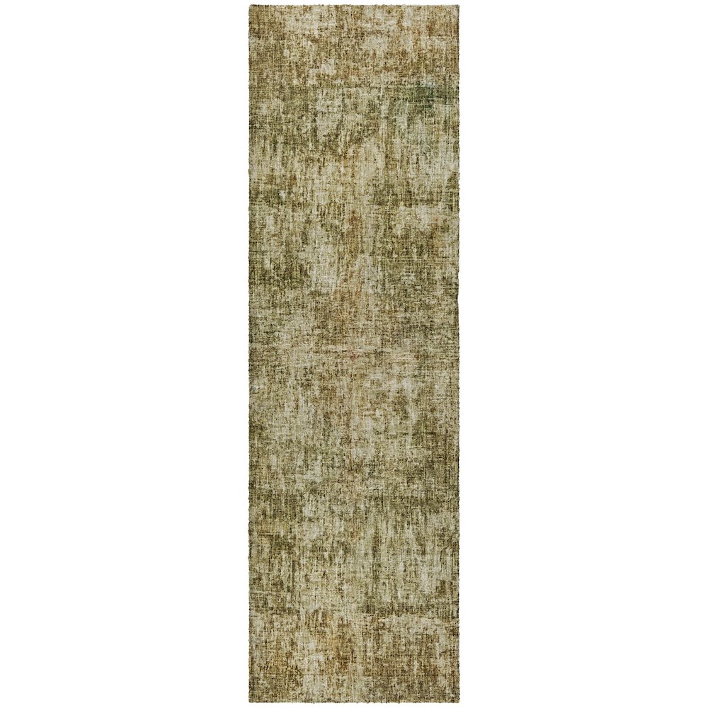 Luxury Washable Boca Taupe 2'3" x 7'6" Runner Rug. Picture 1