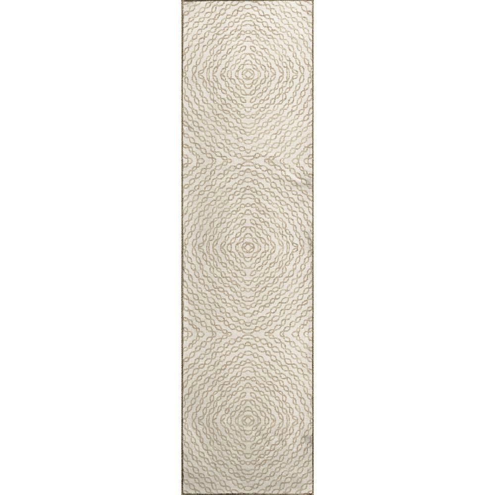 Brisbane BR3 Ivory 2'3" x 7'6" Runner Rug. Picture 1