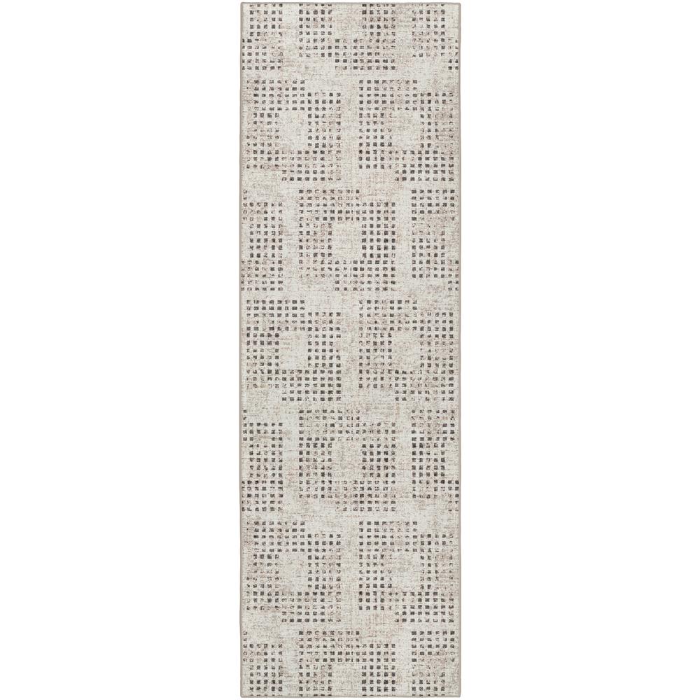 Delano DA1 Ivory 2'6" x 8' Runner Rug. Picture 1