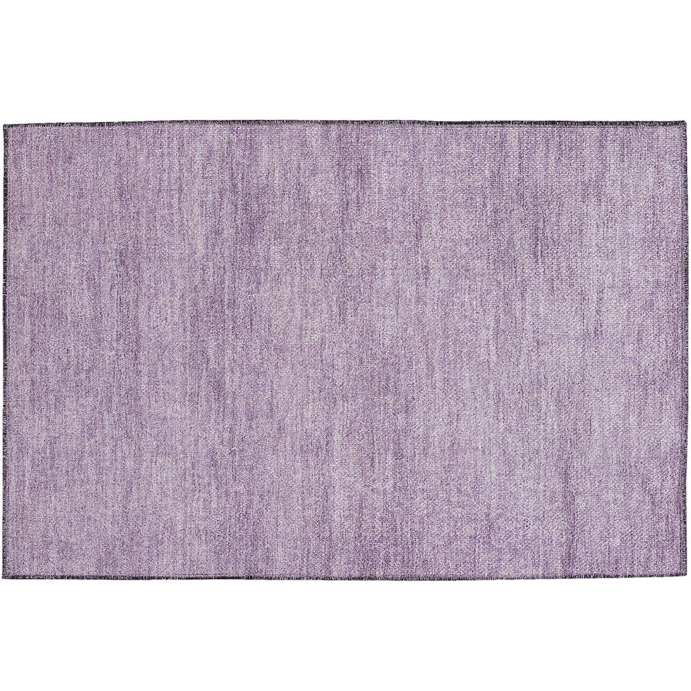 Luxury Washable Indoor/Outdoor Burano Lavender 1'8" x 2'6" Rug. Picture 1