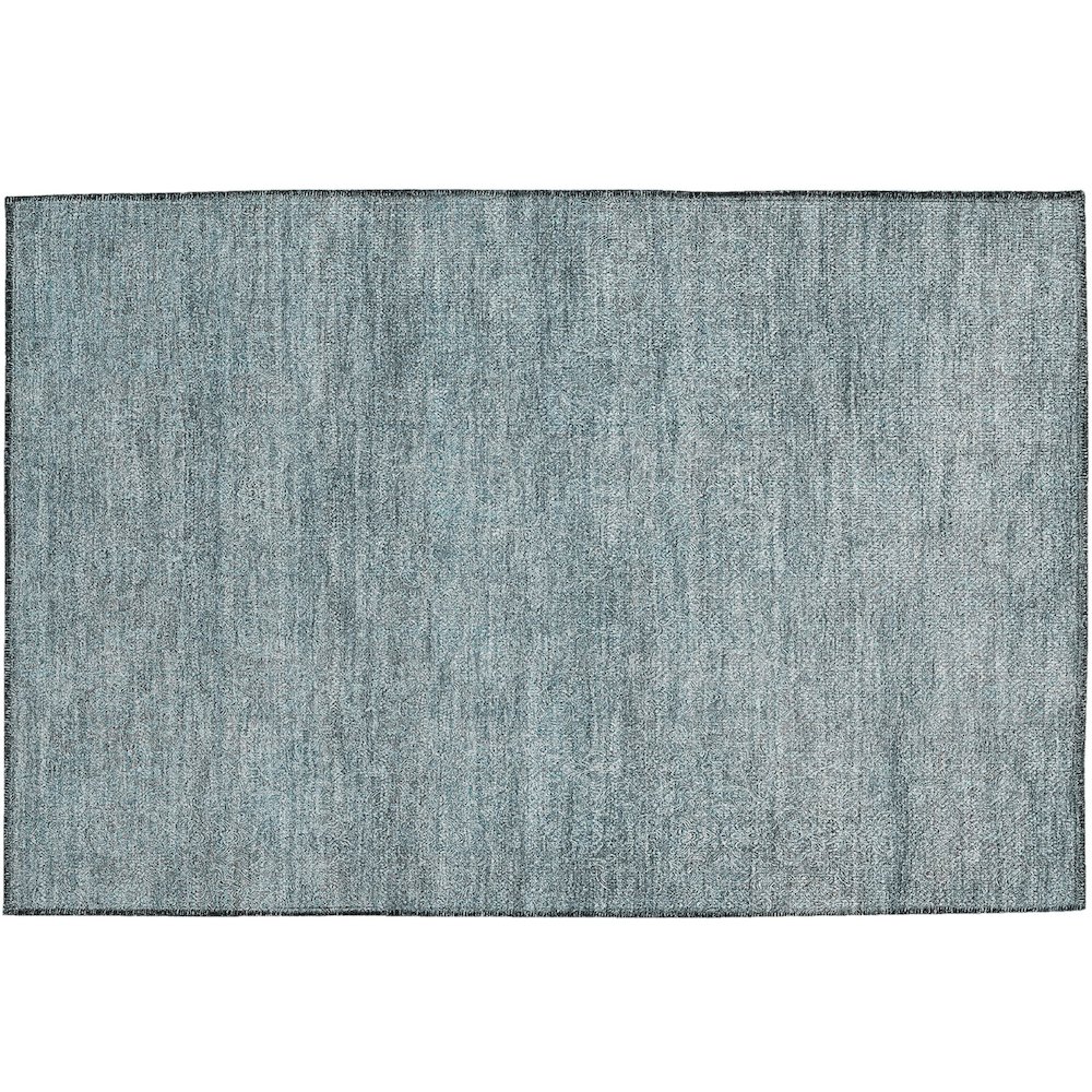 Luxury Washable Indoor/Outdoor Burano Seafoam 1'8" x 2'6" Rug. Picture 1