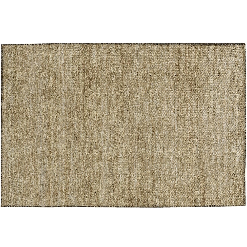 Luxury Washable Indoor/Outdoor Burano Wheat 1'8" x 2'6" Rug. Picture 1