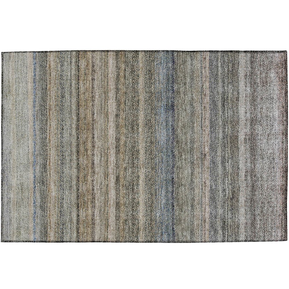 Luxury Washable Indoor/Outdoor Burano Taupe 1'8" x 2'6" Rug. Picture 1
