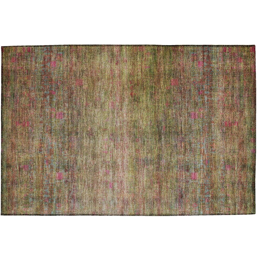 Luxury Washable Indoor/Outdoor Burano Cactus 1'8" x 2'6" Rug. Picture 1