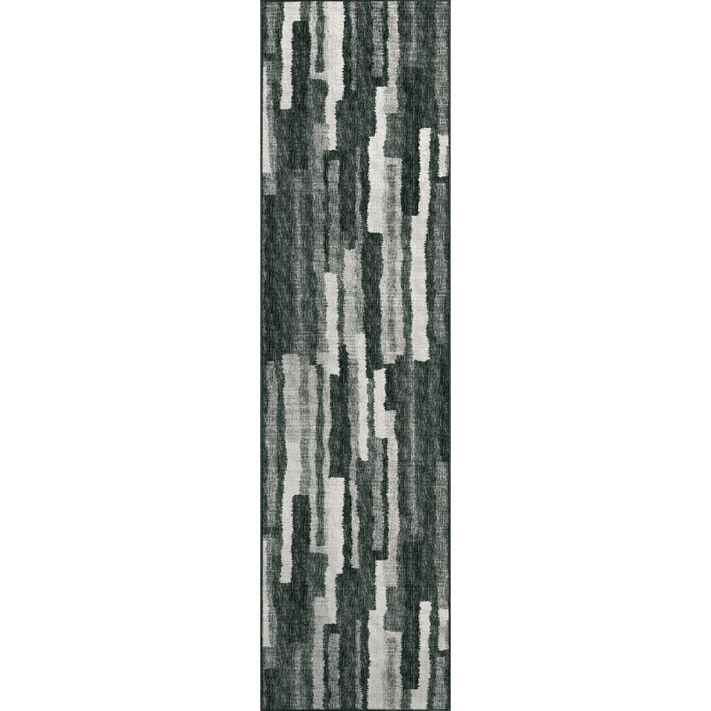 Brisbane BR7 Midnight 2'3" x 7'6" Runner Rug. Picture 1