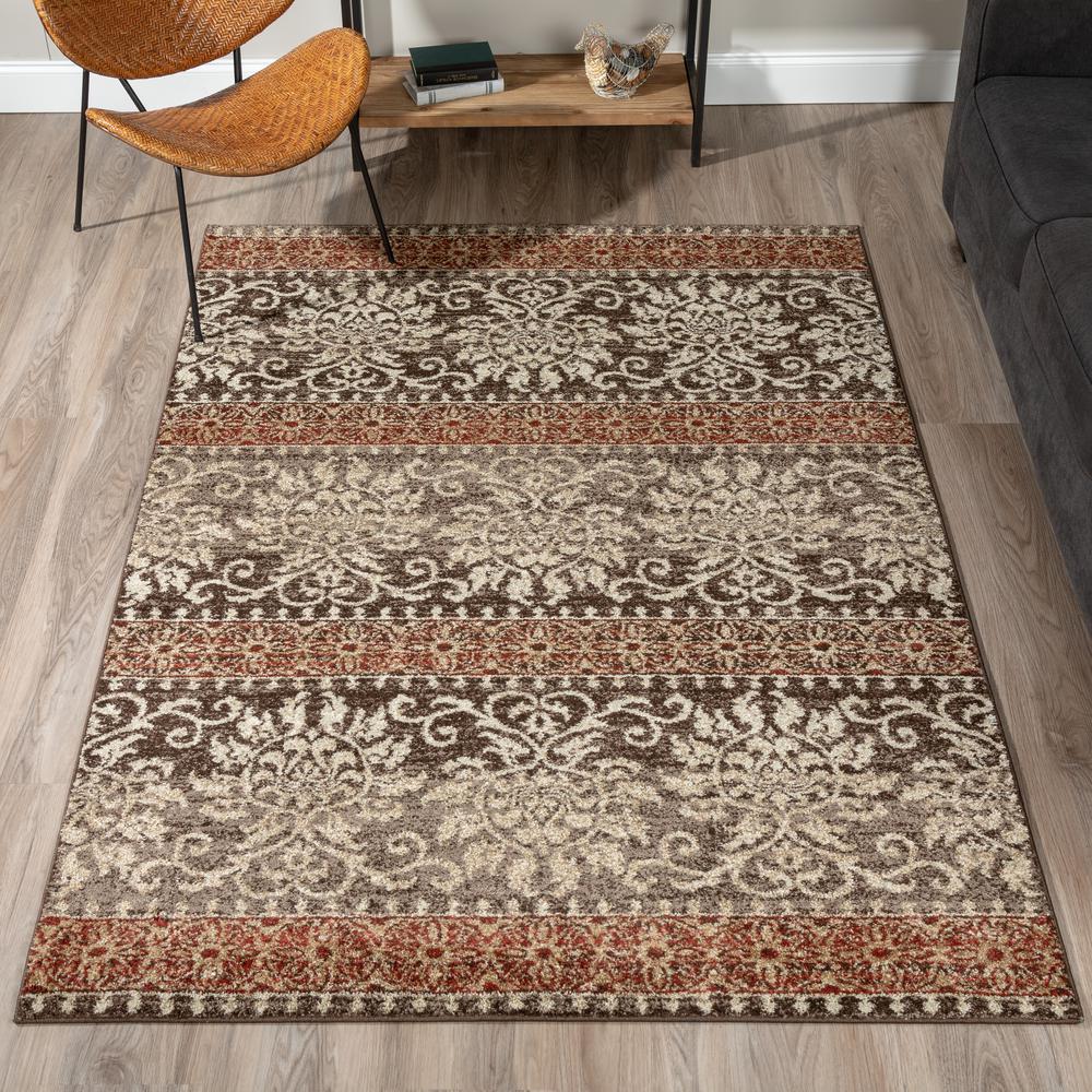 Gala GA6 Chocolate 3'3" x 5'1" Rug. Picture 2