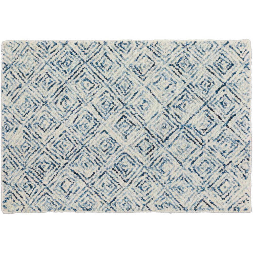 Zoe ZZ1 Navy 2' x 3' Rug. Picture 1