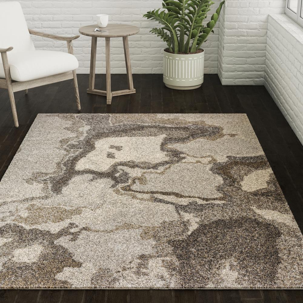 Orleans OR14 Taupe 3'3" x 5'1" Rug. Picture 2