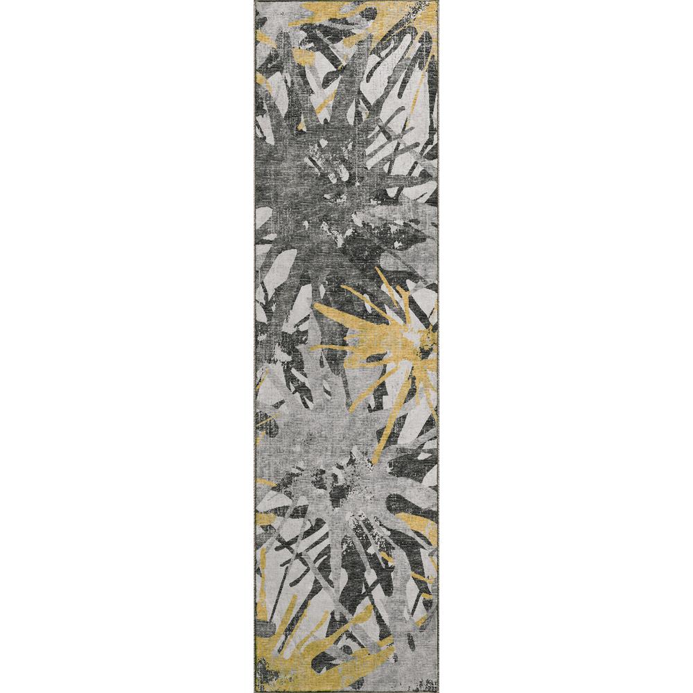 Brisbane BR6 Gold 2'3" x 7'6" Runner Rug. Picture 1