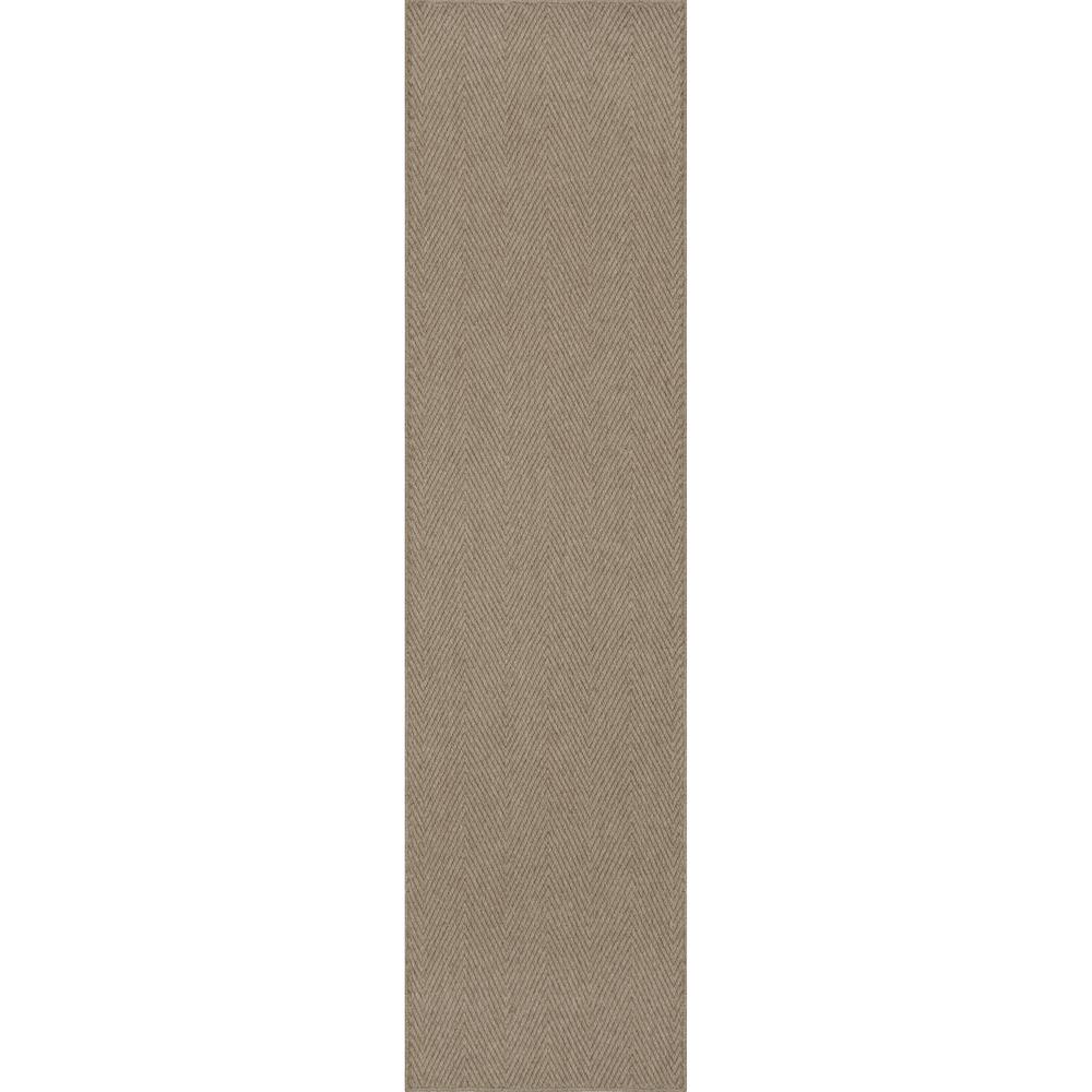 Monaco Sisal MC200 Putty 2'3" x 7'6" Runner Rug. Picture 1