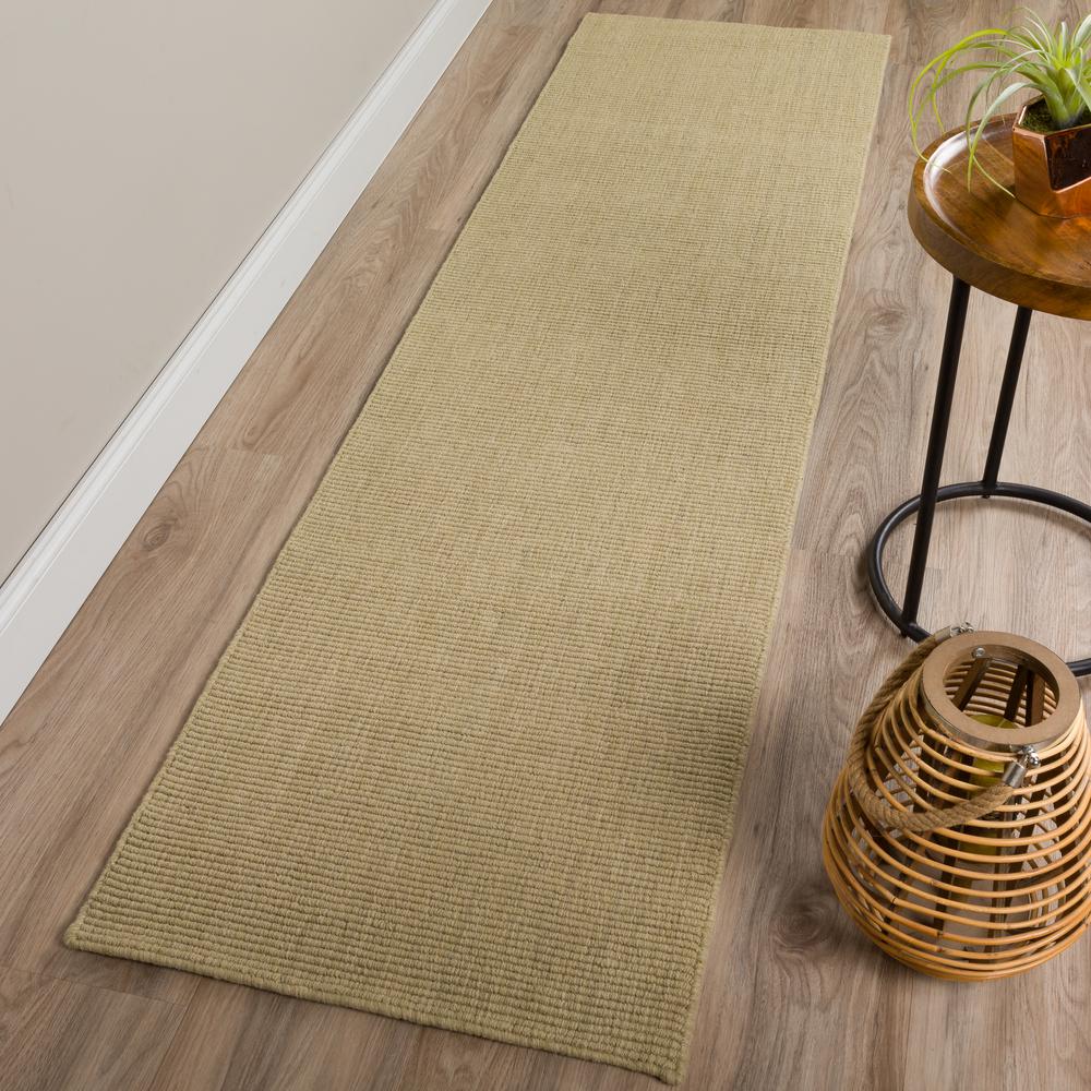 Monaco Sisal MC100 Aloe 2'3" x 7'6" Runner Rug. Picture 2