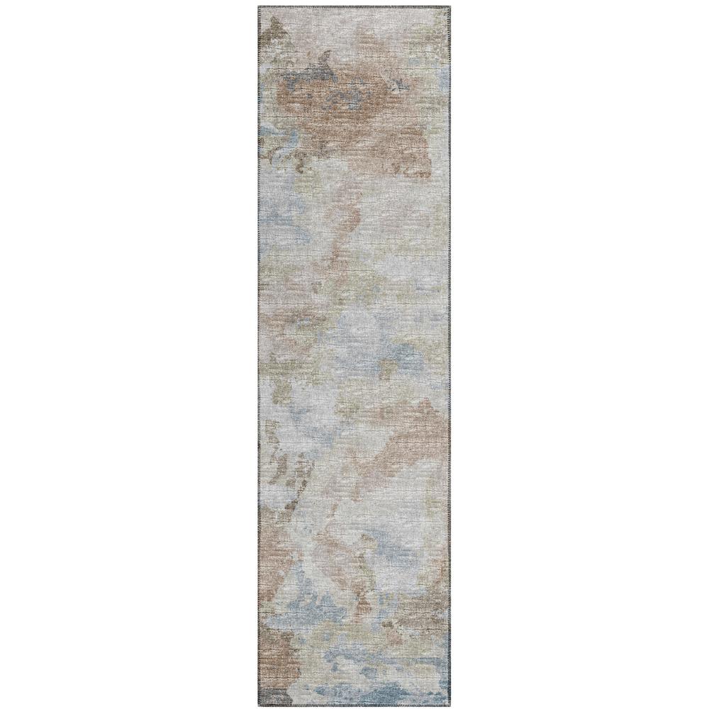Indoor/Outdoor Accord AAC32 Moody Washable 2'3" x 7'6" Runner Rug. Picture 1